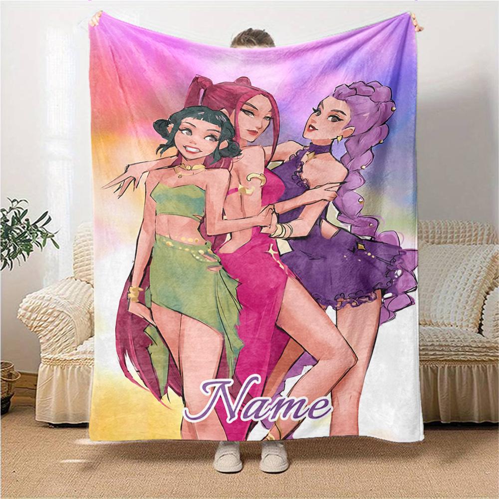 Custom Name Hunter'S Purple Dream Party Blanket For Couch Bed Plush Cozy Fuzzy Blanket Super Soft Warm Blankets For Fall And Winter 0916206
