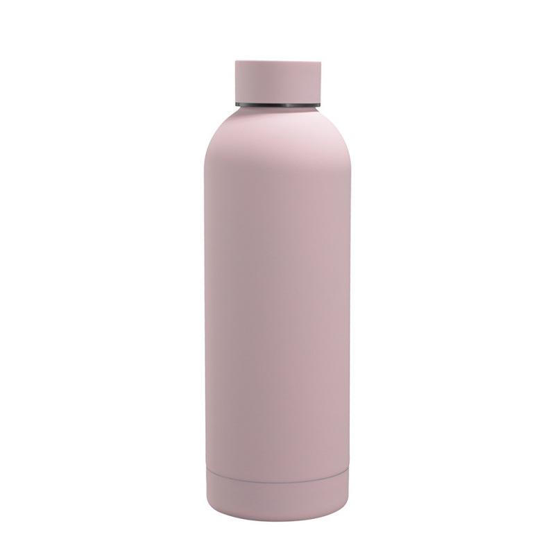 304 Stainless Steel Double-Layer Vacuum Insulated Matte Sports Water Bottle