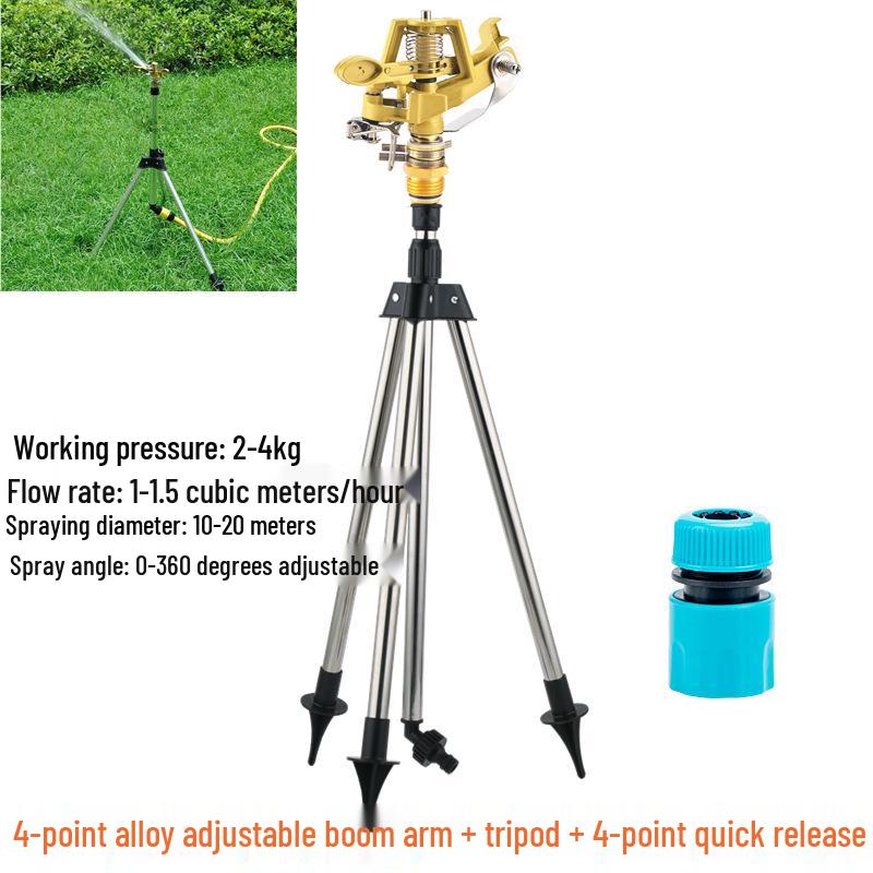 360° Automatic Rotating Sprinkler for Lawn and Orchard Irrigation