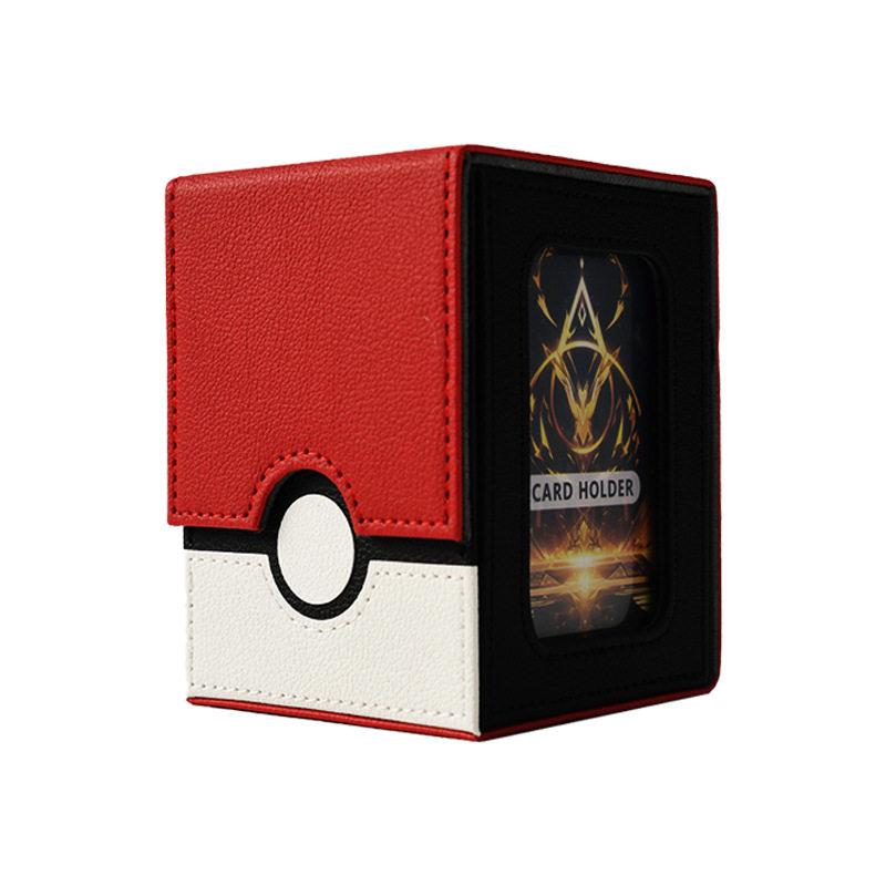 Card Deck Storage Box PTCG Quick Ball Organizer Case for  MTG Commander TCG Sleeves Carrying Case Gifts