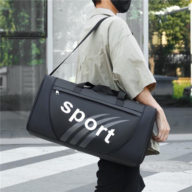Unisex Solid Color Travel Crossbody Bag – One-Shoulder Fitness & Yoga Tote for Men & Women