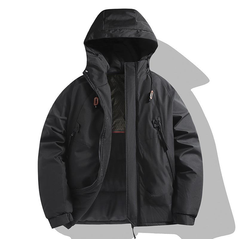 Unisex Windproof & Waterproof Cotton Jacket for Mountain, Autumn/Spring Style, Loose Fit