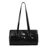 High-end oil wax leather underarm bag for women, 2025 new vintage pillow bag, versatile for daily commuting, single-shoulder underarm bag