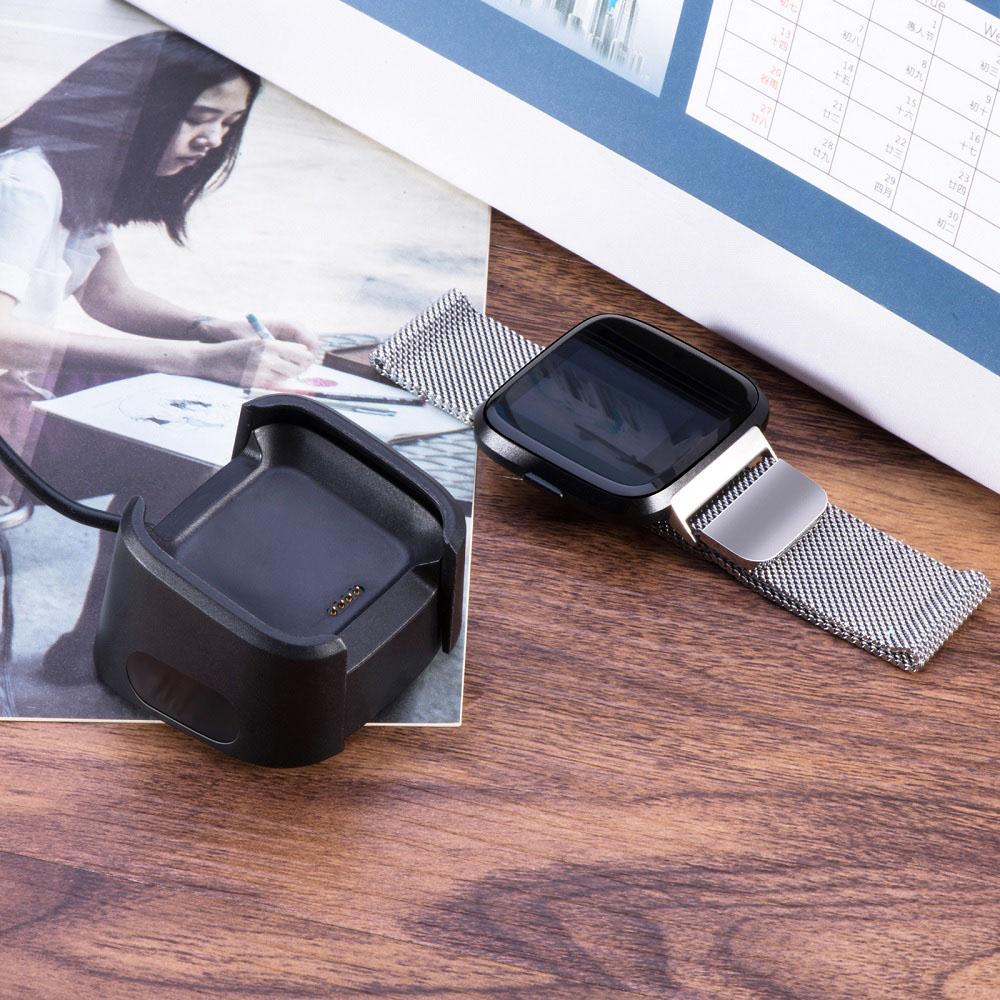 2 Stk 1M USB Ladekabel Strømlader For Fitbit Versa Smart Watch