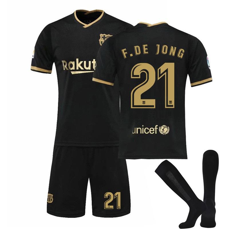 Barcelona jersey - home and away number Messi game jersey, children's sports football jersey suit men's