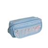 Large Capacity Multi-Compartment Pencil Case Durable Wear-resistant Stationery Organizer Multi Layer Polyester Pen Storage Pouch