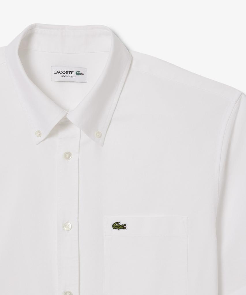 LACOSTE Men'S Short Sleeve Oxford Shirt Ch1917-56G 001
