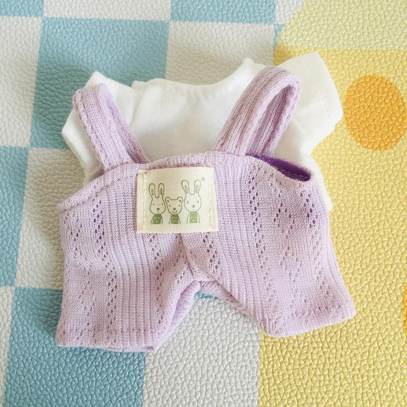 בגדי בובת קטיפה ויניל חמודה 17 ס"מ קופסה עיוורת - תליון LaBuBu שמלת אביזרים