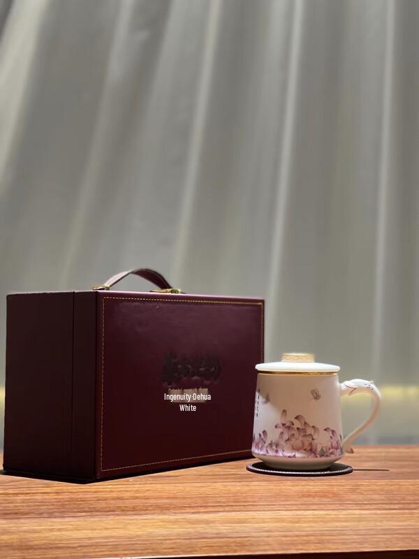 

Chaxun Mutton-Fat Jade Style Ceramic Tea Cup