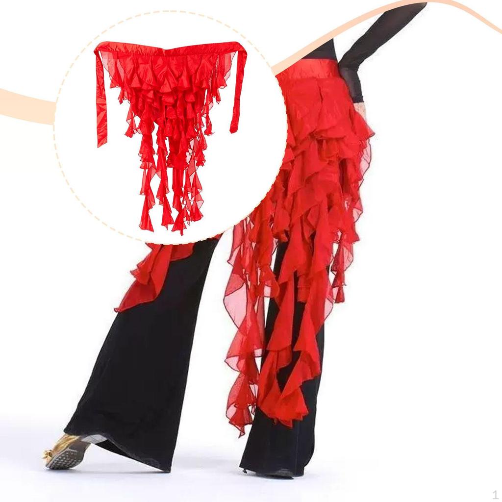 Comfortable And Elegant Hip Scarf for Belly Dancing Latin Dance.