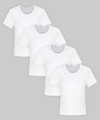 [BYC] B-Men's Pure Cotton Short-Sleeve Undershirt 4-Piece Set [Shipped from Korea] 100% Authentic