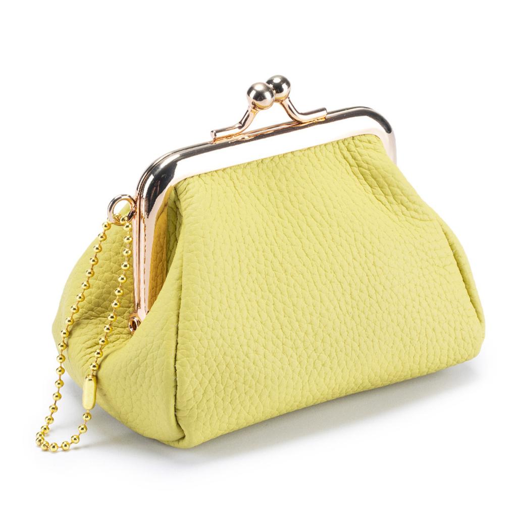 Women's Coin Purse Creative Storage Mouth Gold Bag Japanese Small Coin Purse Cowhide Mouth Gold Bag
