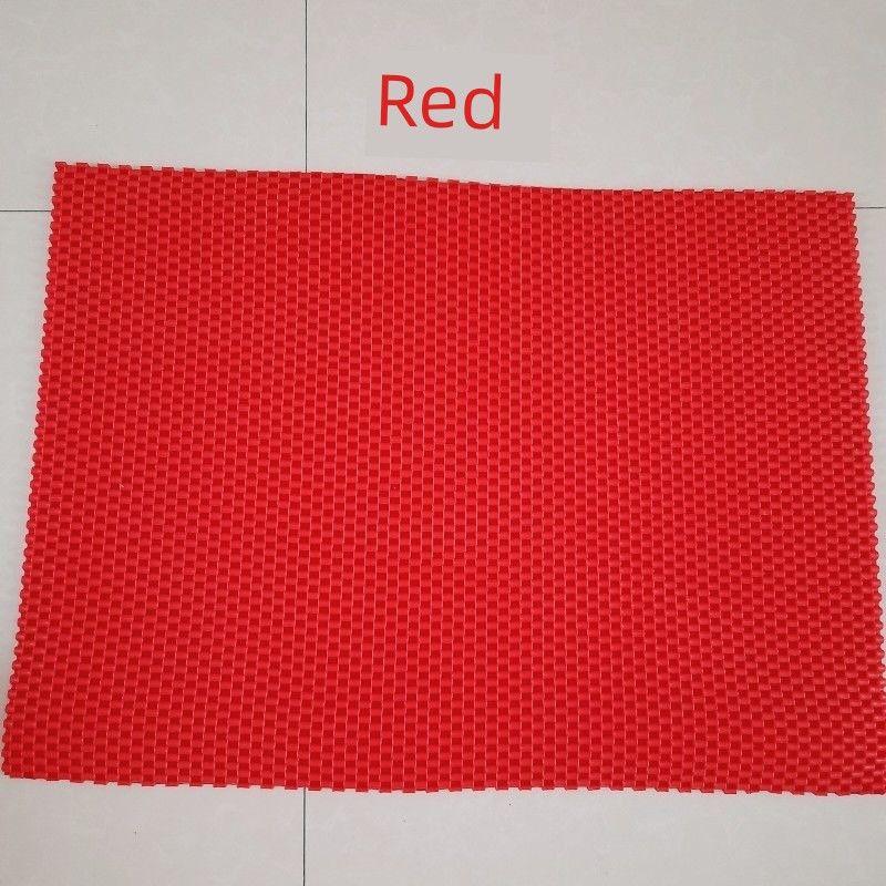 

Car Foot Mat PVC Latex Or Silicone Rubber Waterproof, Non-Slip, Wear-Resistant Antifreeze All Year Round Neutral Can Be Cut Floor Mat Red 60* 60cm