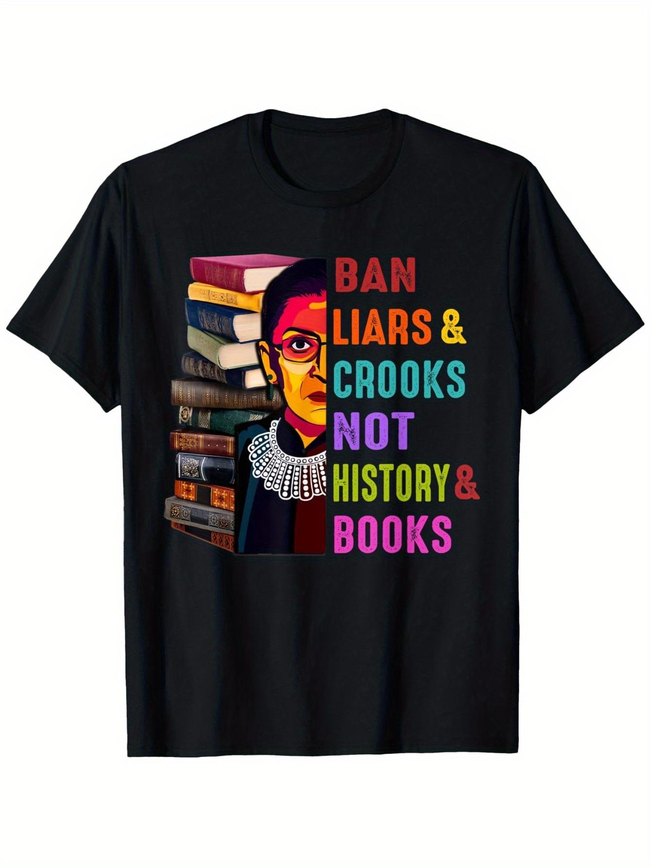 Men s RBG Court Justice T-Shirt - Ban Liars and Cheaters S