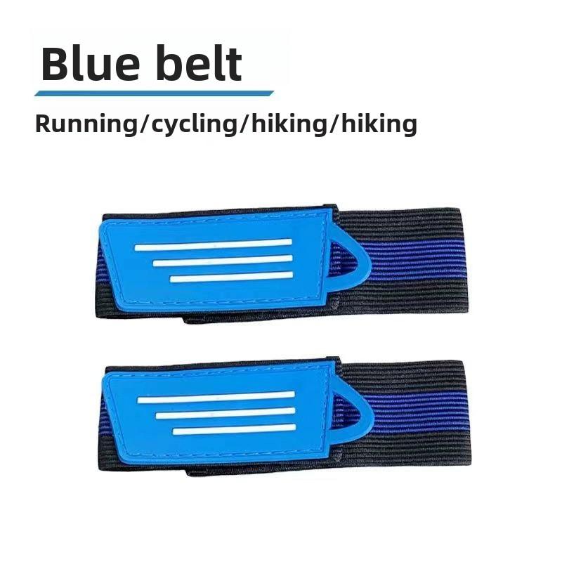 

Аксессуары для велосипедного оборудования, Леггинсы для горного велосипеда, Эластичный ремень для велосипеда, Светоотражающий пояс для велосипедных брюк синий