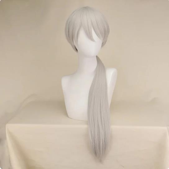 Hoge Kwaliteit Anime Chainsaw Man Cosplay Pruiken Reze Angel Devil Quanxi Makima Power Hayakawa Aki Denji Hittebestendig Haar Pruik 1pc white
