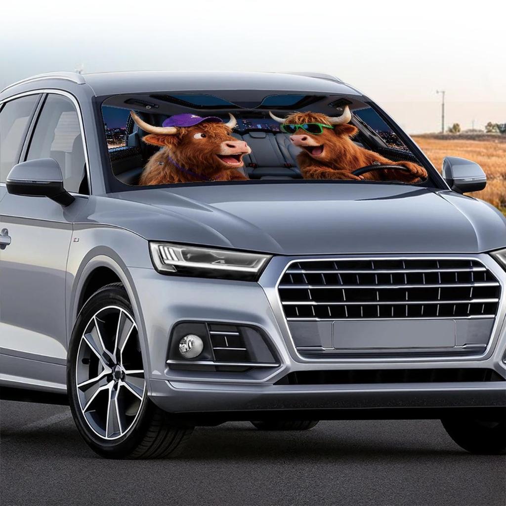 Creative Summer Aluminum Foil Car Windshield Sunshade