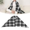 USB Heated Shawl Comfortable Warm Wearable Electric Heating Blanket 3 Temperature Settings for Winter Home Office