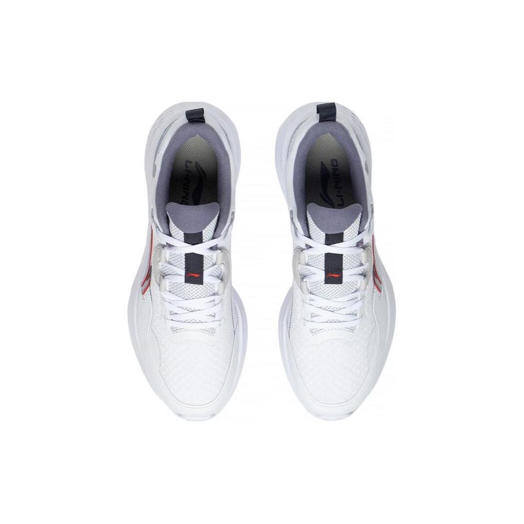 Li Ning Soft Element Durable Breathable Low-Top Sports Casual Shoes Men Sneakers White AGLT007-1