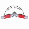 Metallbearbeitungswerkstatt M Rot-4,72*3,07*0,98 Zoll Verstellbarer Schweißmagnet Verstellbares Schweißwinkelwerkzeug Doppelseitiger Magnet