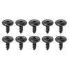 Car Interior Modification Accessories 11 Pcs Automotive U Clips – Metal Screw Fasteners for Fender Bumper Protection,