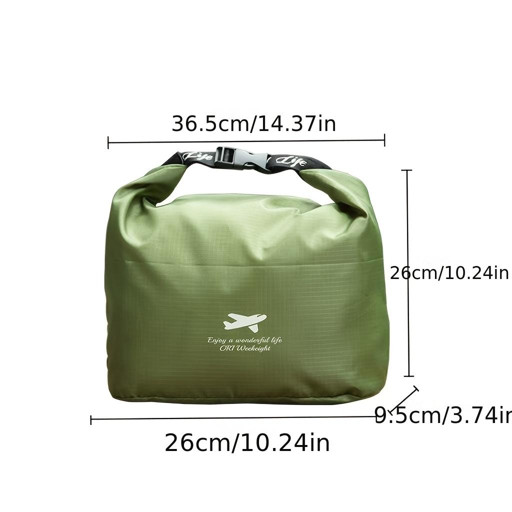 2pcs Ultra Light Foldable Storage Bag Set Waterproof Large Capacity For Camping Hiking Swimming Kayaking Outdoor Travel Use