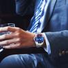 Classic Mens Watch Quartz Green Ghost Diver Series Stainless Steel Waterproof Calendar Clock Business Luxury Watch Reloj Hombre