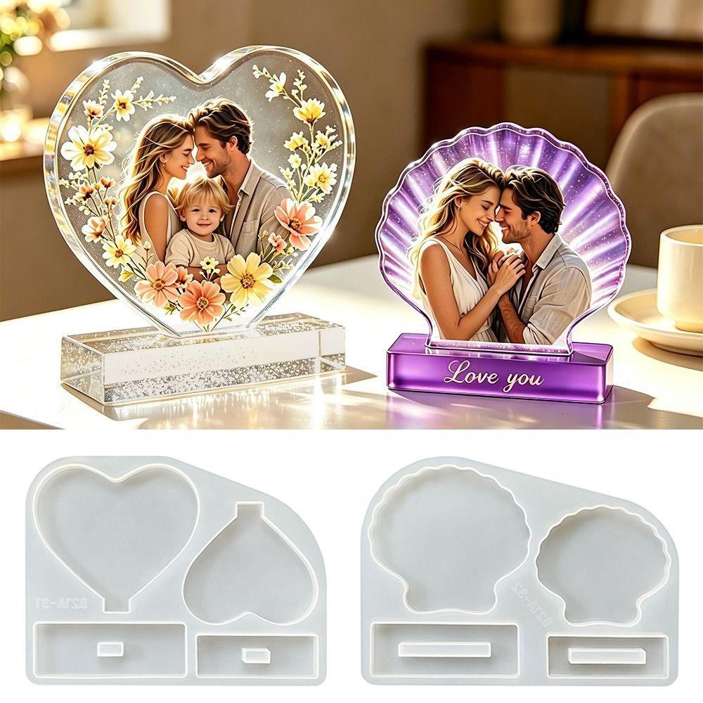 Durable Silicone Mold Heart Shape Crafts Casting Molds Resin Mold  Valentine's Day Gift