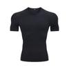 Herren Schnelltrocknendes Kompressions-Sportshirt mit kurzen Ärmeln