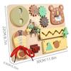 Kid Activity Busy Board Material DIY Accessories Montessori Teaching Aids Baby Busy board Early Education Learning Skill Toy
