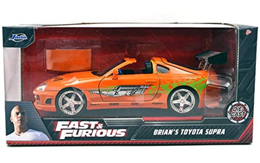 Jada TOYS SCALE FAST AND THE TOYOTA SUPRA Jada TOYS scale and TOYOTA SUPRA 124 "THE FURIOUS" "BRIAN'S (ORANGE)" 124 "Fast Furious" "BRIAN (ORANGE)"
