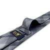 Shlax&Wing Striped Gray Check Men's Silk Tie Formal Business Long