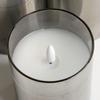 USB Rechargeable Led Pillar Candle Set Flameless Remote Controlled w/Timer LED Flickering 3D Wick Paraffin Wax Table Decorative