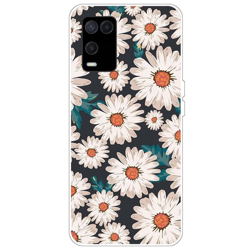 OPPO A54 Case telefonhoz Hátlap OPPO A54 5G 4G Case CPH2239 CPH2195 OPPOA54 A 54 Bumper Silicon Soft Funda fekete tpu tokhoz