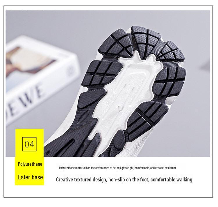 2025 Letní Dámské Síťované Prodyšné Tátovy Boty - Všestranné, Měkká Podrážka, Protiskluzové, Lehké Módní Tenisky YDH66
