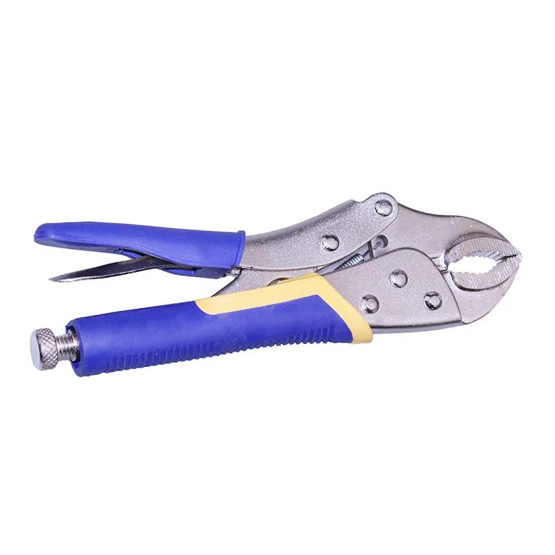 7/10/11 Inch Carbon Steel Welding C Clamp - Adjustable Straight Jaw Locking Mole Vice Grips with Force-Saving Pliers