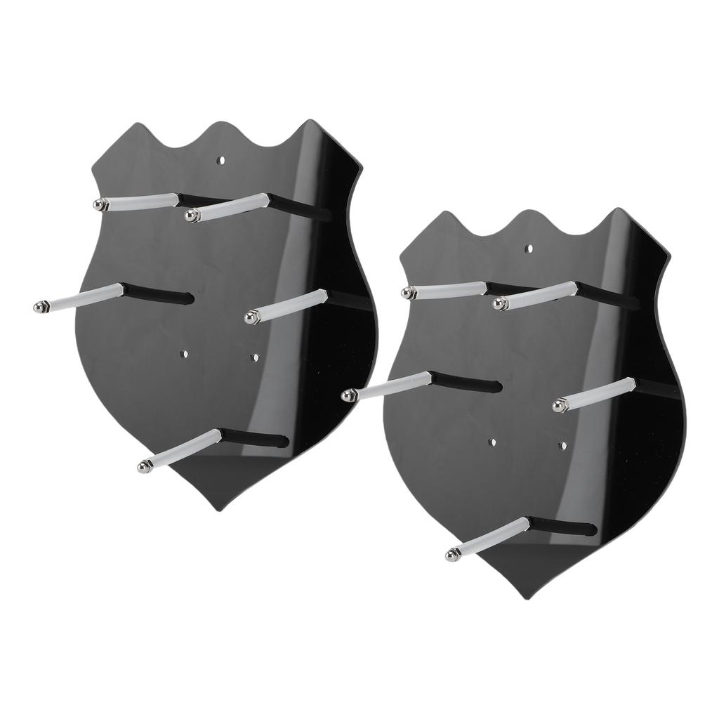 2pcs Sword Wall Mount Acrylic Sword Stand Hanger Rack Axe Holder Multi Purpose for Display Decoration