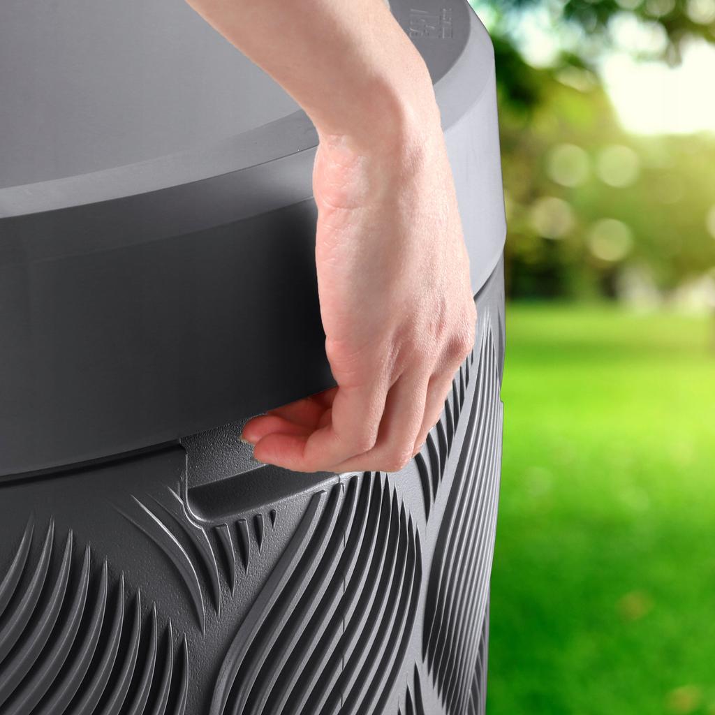 KADAX Rainwater Tank 240L Water Barrel Container With Tap Pot Large