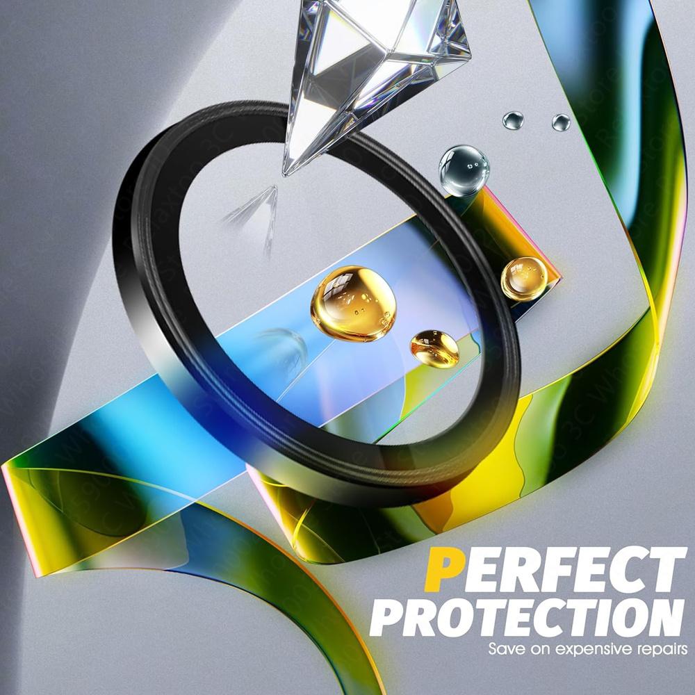 3D Camera Protector Glass For Apple Iphone 16e 16 E E16 IPhone16e HD Tempered Glass Lens Metal Rear Ring I Phone 16e Phone16e 5G