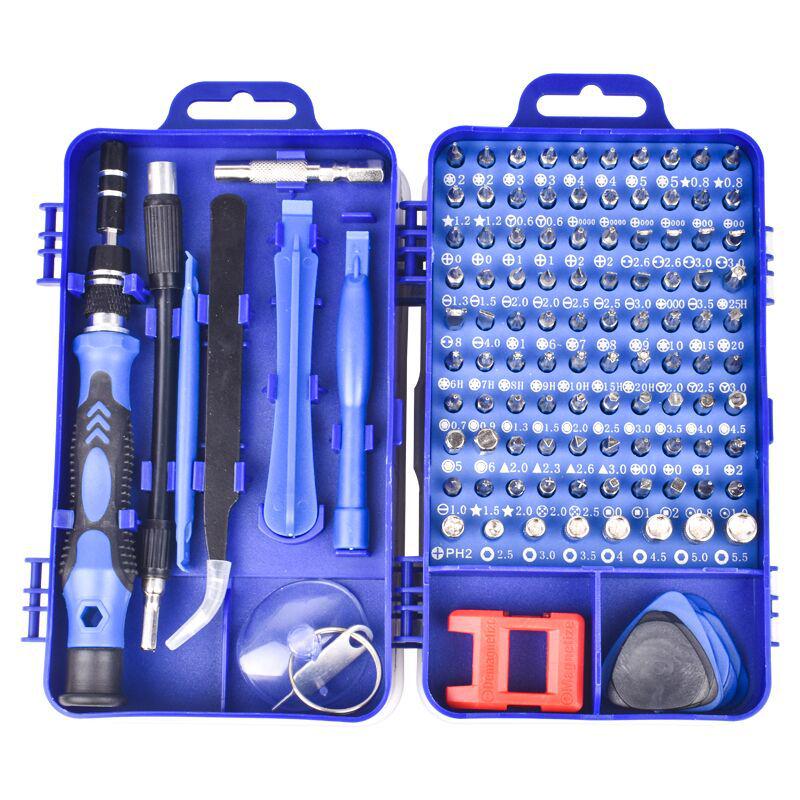 Weeks 115-in-1 CRV Steel Multi-Purpose Screwdriver Set for Watch and Phone Repair
