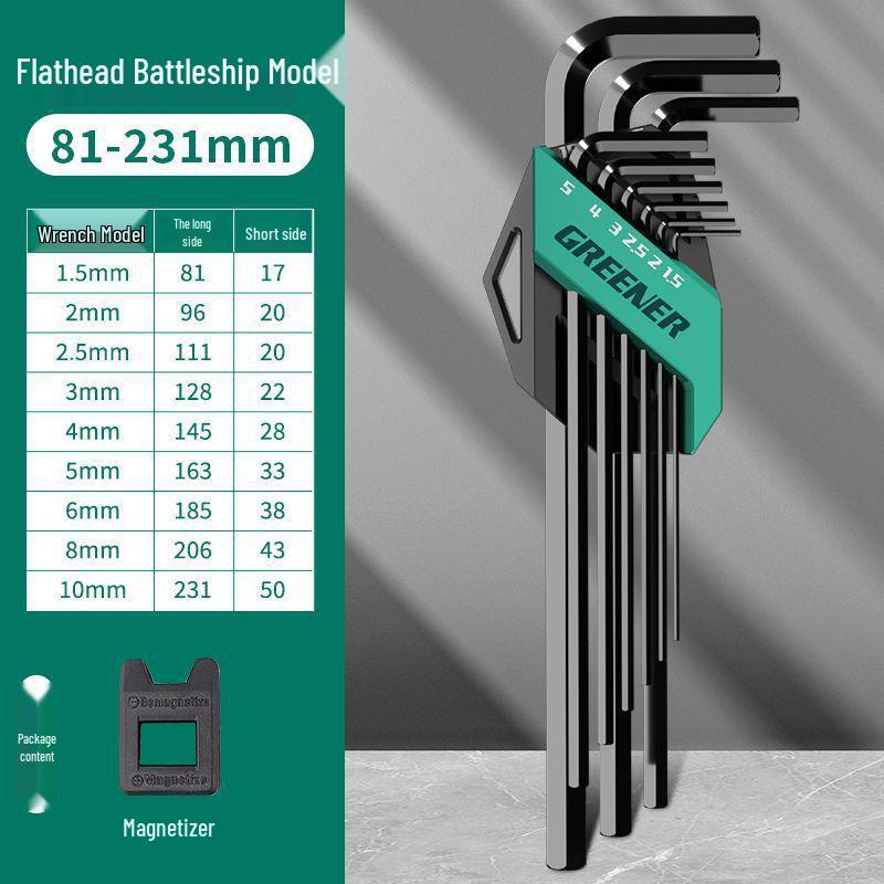 Automatic Combination Hex Wrench and 6-Point Screwdriver Set