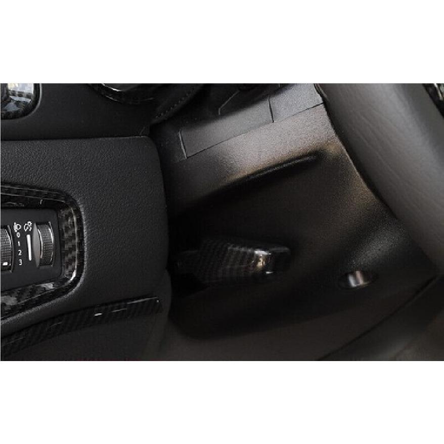 For Jeep Renegade 15-2023 Carbon Fiber Steering Wheel Height Adjust Cover Trim