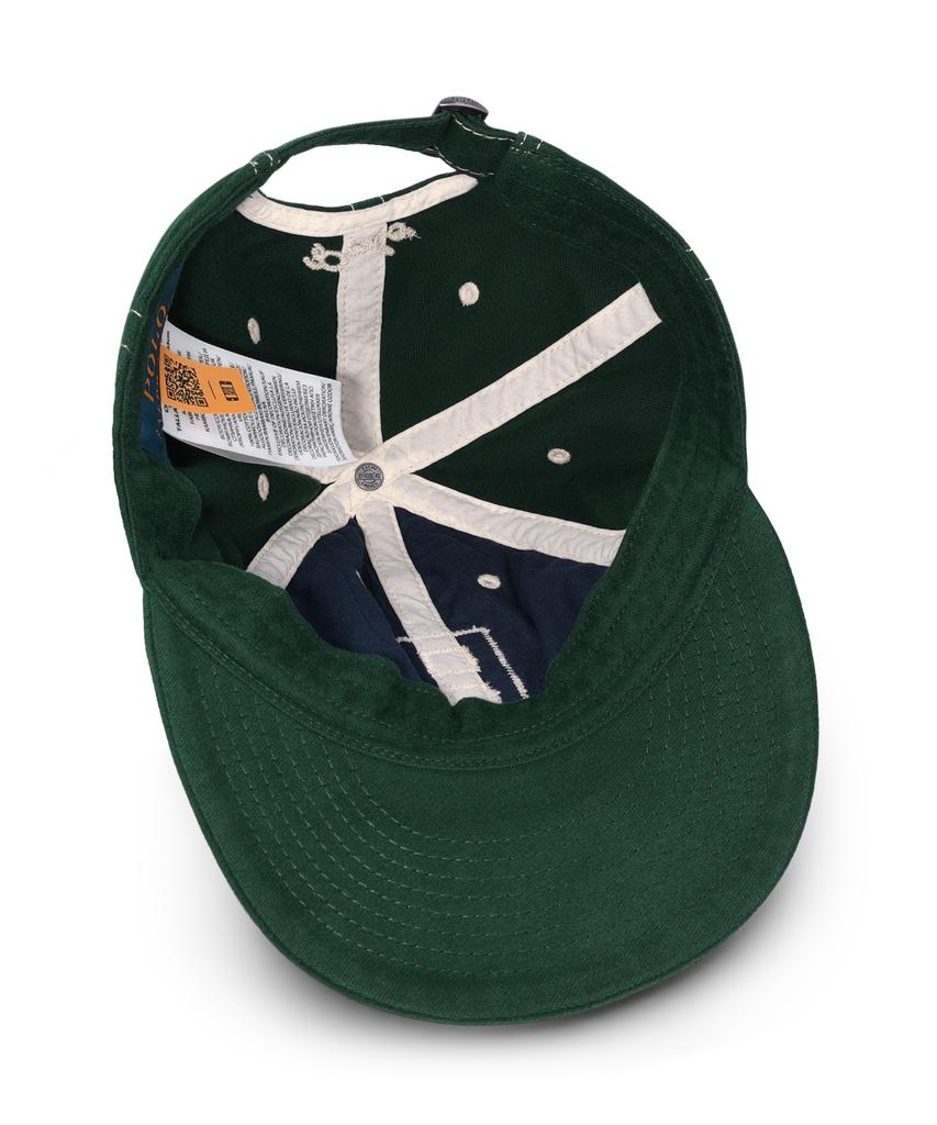 POLO RALPH LAUREN Felt Patch Chamois Ball Cap - Green