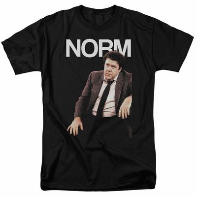 Cheers Norm T Shirt Mens Licensed Classic TV Merchandise Norm Peterson Black