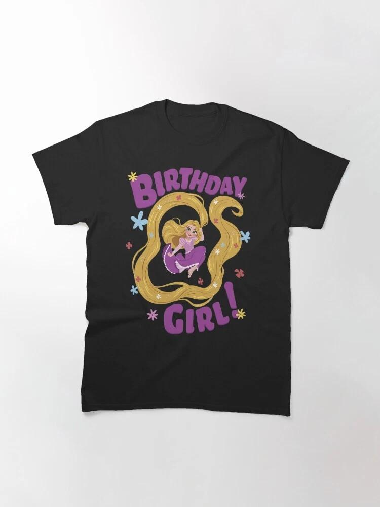 Tangled Birthday Girl Adventurous Rapunzel Classic TShirt Unisex Style S