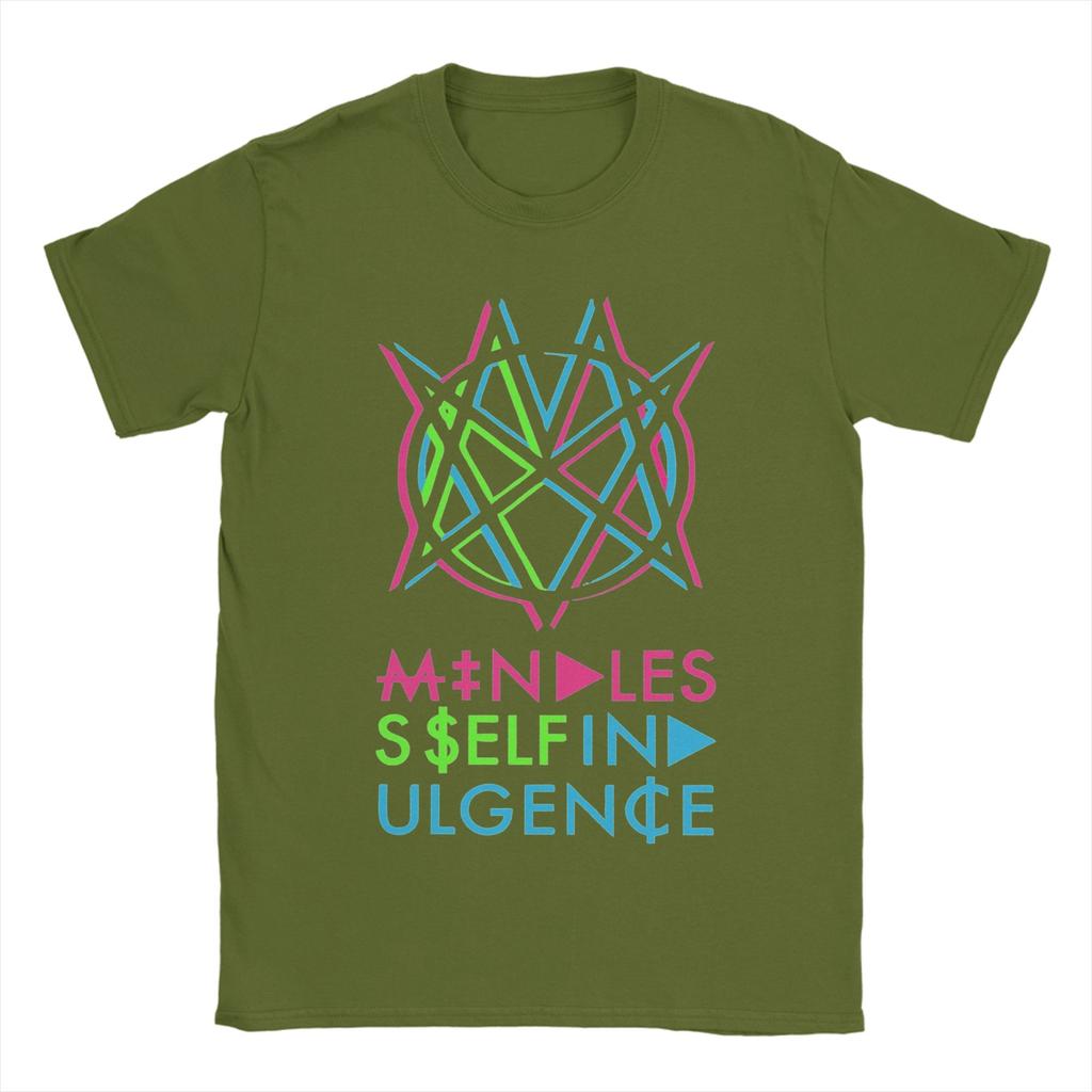 Mindless Self Indulgence T-Shirt Summer  Cotton T-Shirts For Men Fashion Print Tee Shirt Short-Sleeved Streetwear Tees
