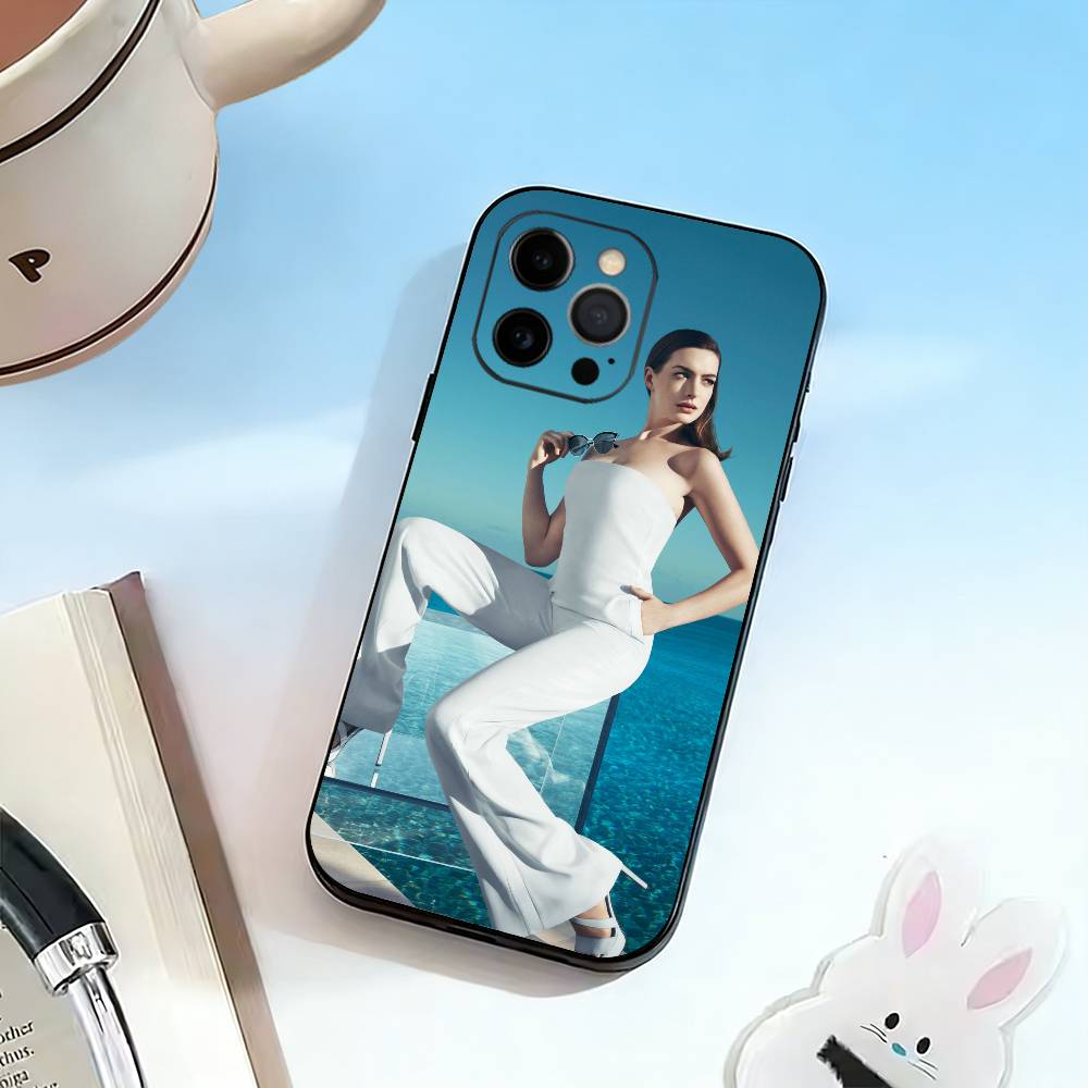 

AA-Anne Hathaway Phone Case Silicone Soft For IPhone 17 16 15 14 13 12 11 X XR Plus Pro Max Plus iPhone11PROMAX
