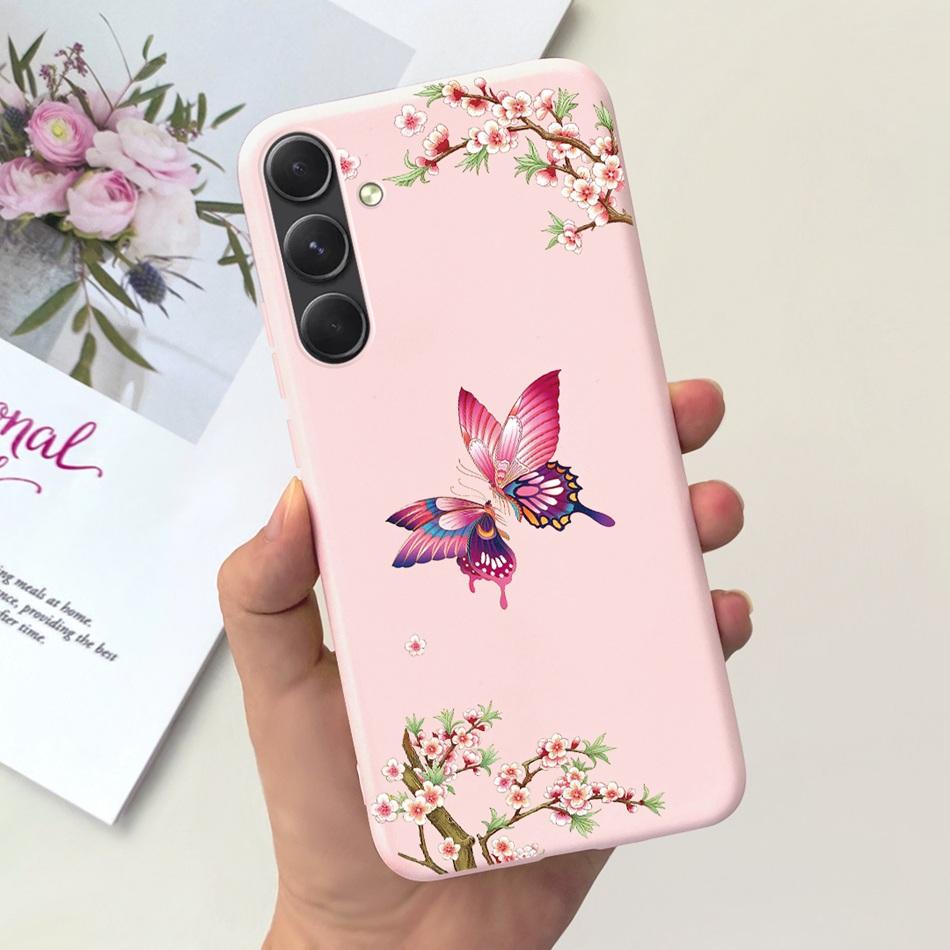For Samsung Galaxy A55 Phone Case Samsung A55 5G SM-A556B Fashion Moon Pattern Soft Silicon Back Cover
