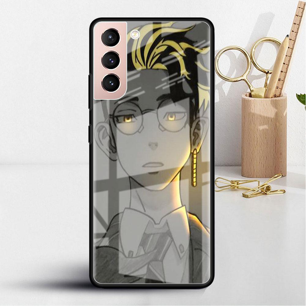 Glass Case For Samsung Galaxy S22 S20 FE S21 5G S10 S9 Plus Note 10 20 Lite Tempered Phone Cover Japan Anime Tokyo Revengers