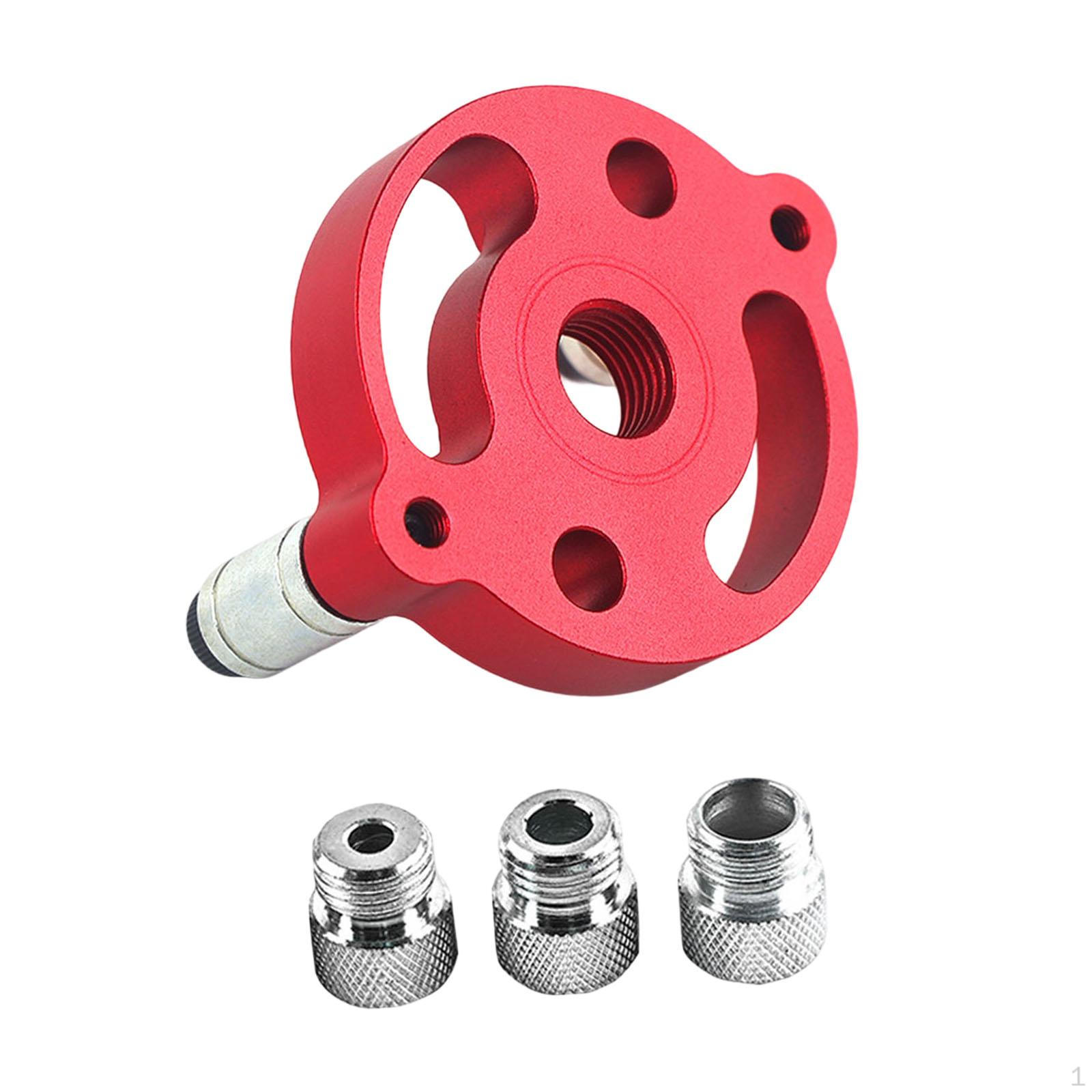 

6-10 мм, Вертикальный, Самоцентрирующийся, Дюбель, Гладкий, Направляющая для сверления отверстий ручной дрелью для пробивки 3 красный